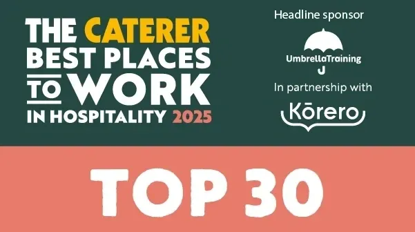 The Caterer top 30 best places to work for in hospitality 2025